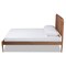 Baxton Studio Neilan ModernWalnut Brown Finished Wood Platform Bed-Full 193-11489-ZORO - alternate 4